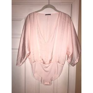 Zara Collection blush bodysuit